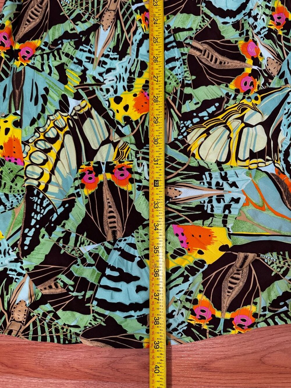 Vintage Diane Von Furstenberg Slip Midi Butterfly Print Sleeveless Dress Y2K - Picture 8 of 8